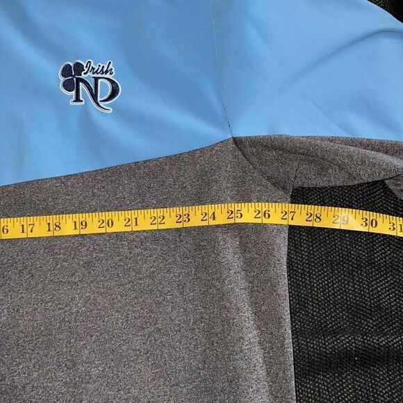 Norte Dame Stitched Jacket Blue white gray - Picture 12 of 12